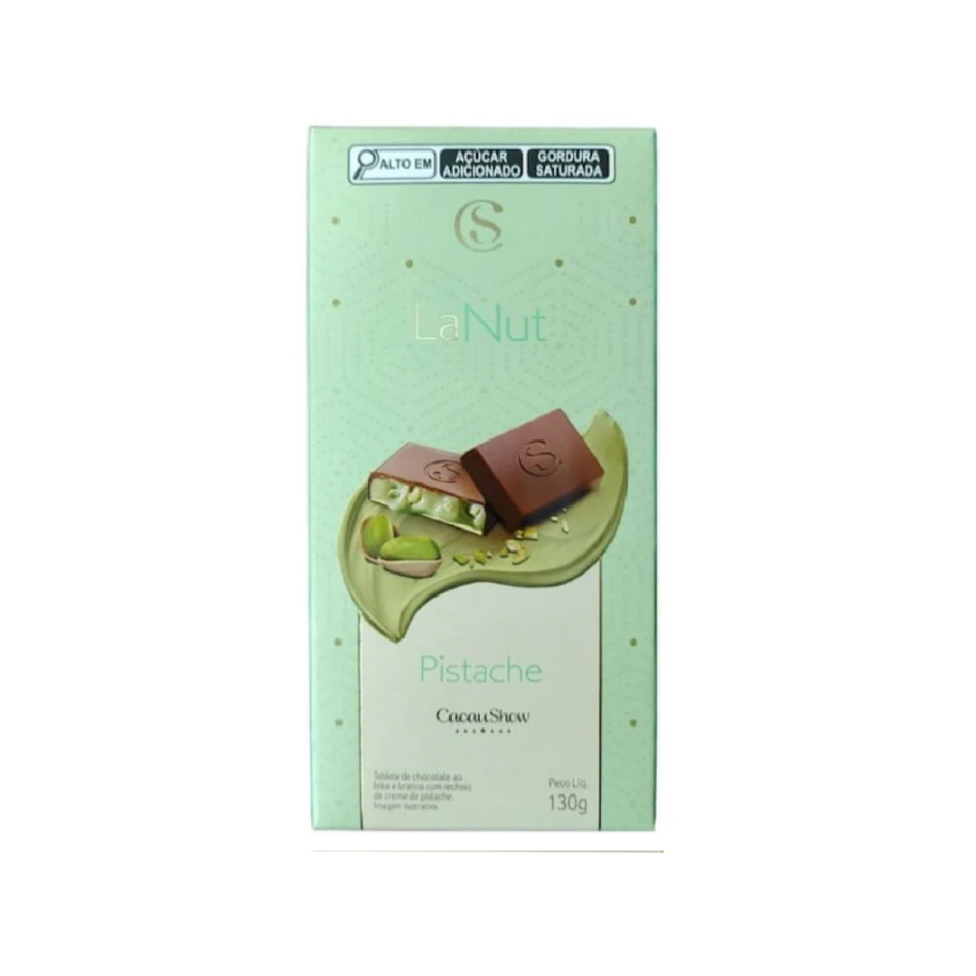 Cacau Show Tablete: Lanut Pistache (130g)